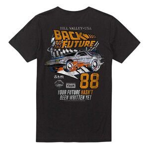 Back To The Future Unisex Adult Racing 88Mph T-Shirt / Black